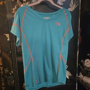 The North Face Teal Athletic Top